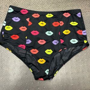 Torrid Lips Swim Bottoms
